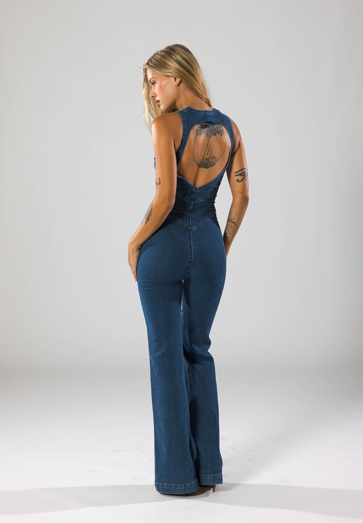 SARAH - DENIM JUMPSUIT