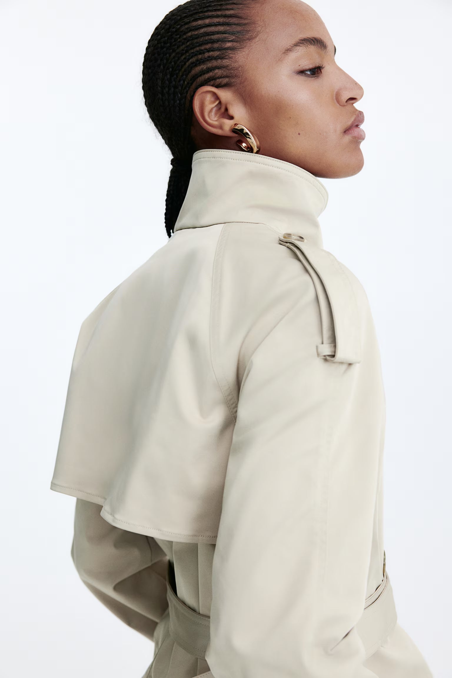 KIKI - CROPPED TRENCHCOAT