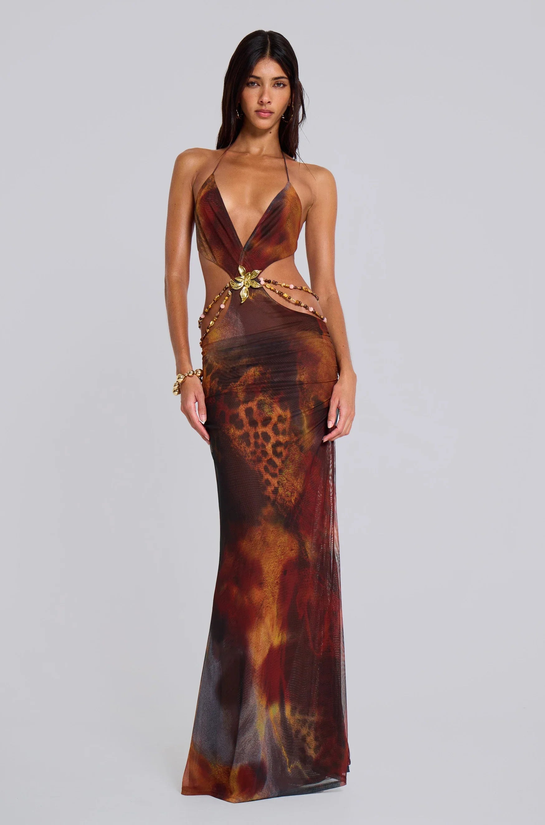 OLIVIA - BACKLESS MAXI DRESS