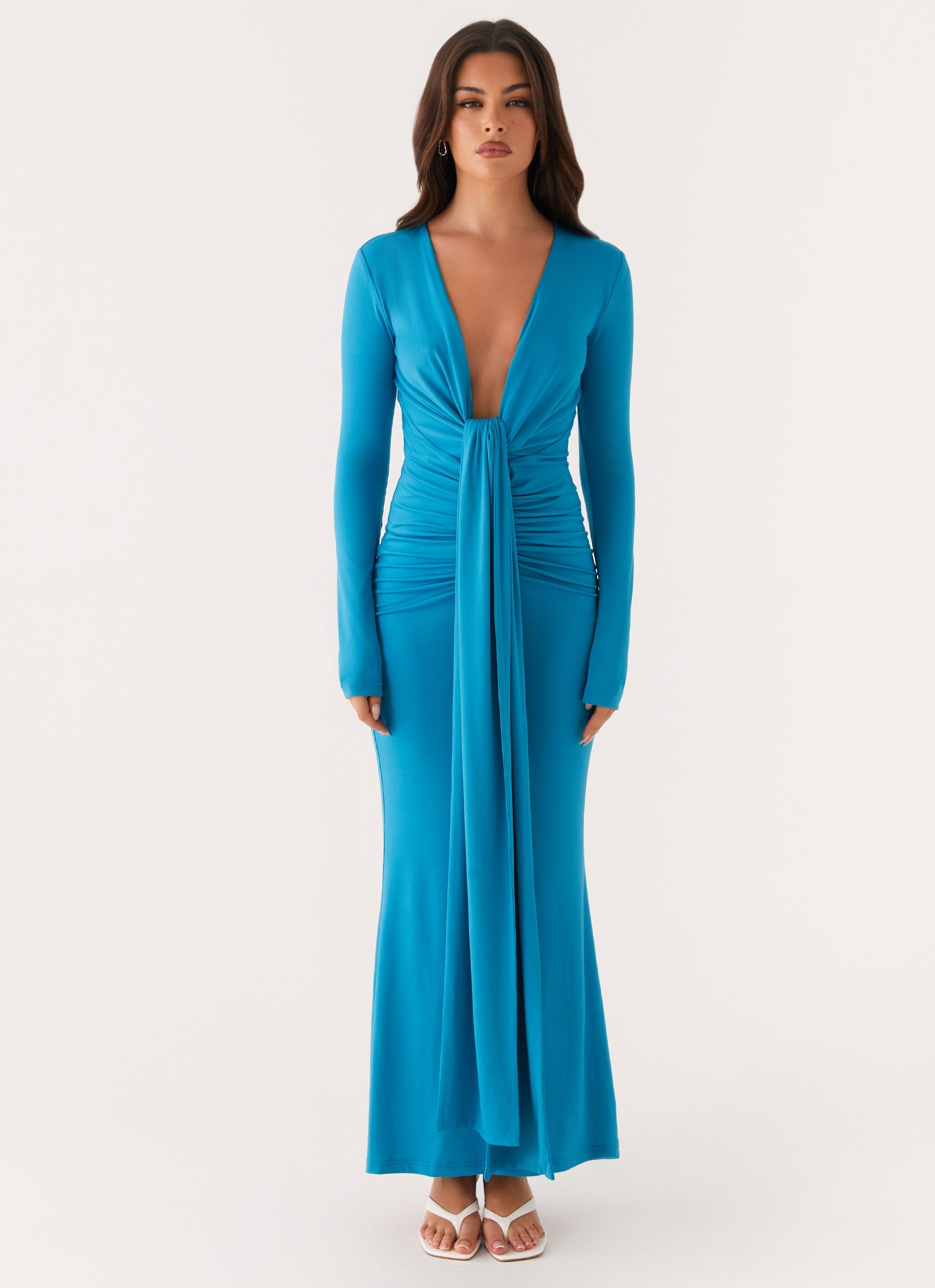 MIESHA - LONG SLEEVE MAXI DRESS