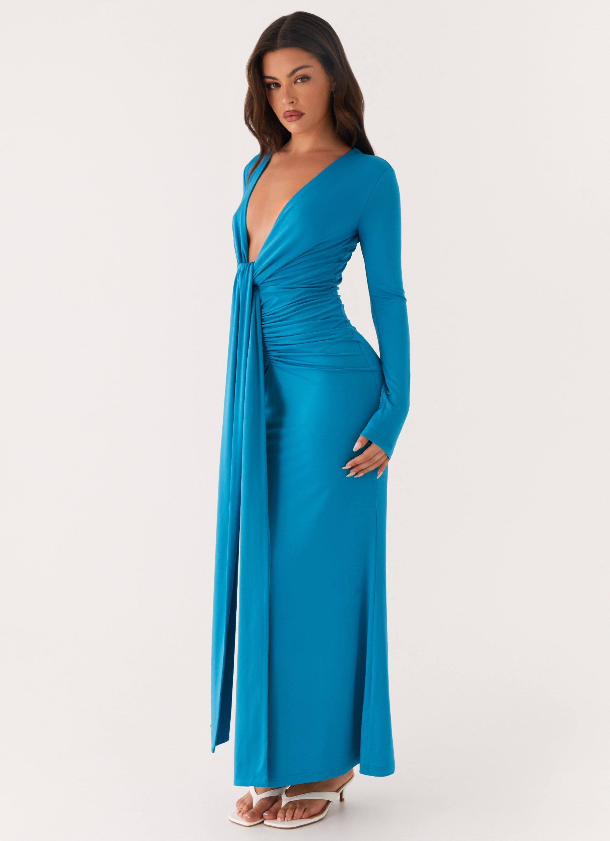 MIESHA - LONG SLEEVE MAXI DRESS