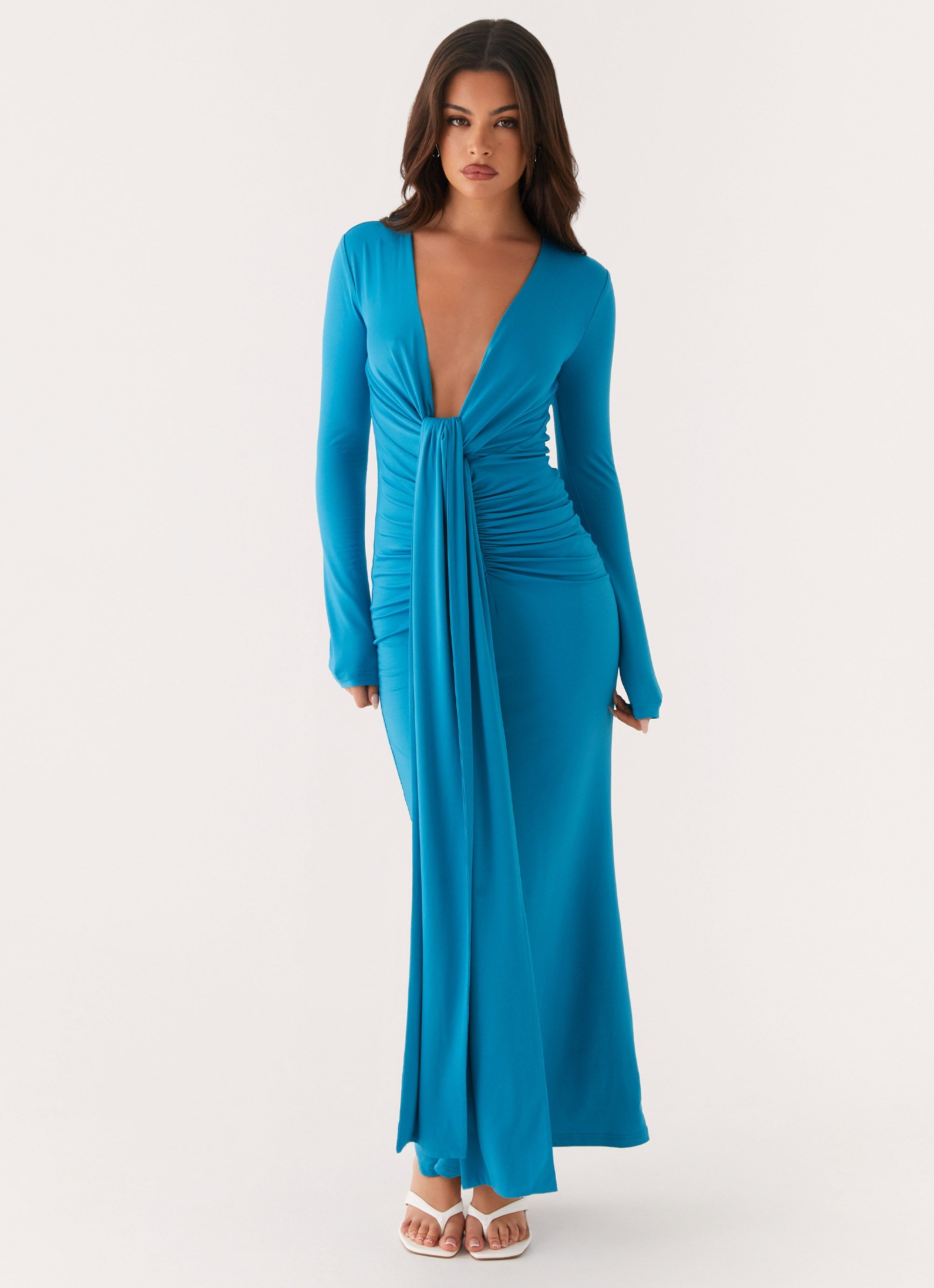 MIESHA - LONG SLEEVE MAXI DRESS