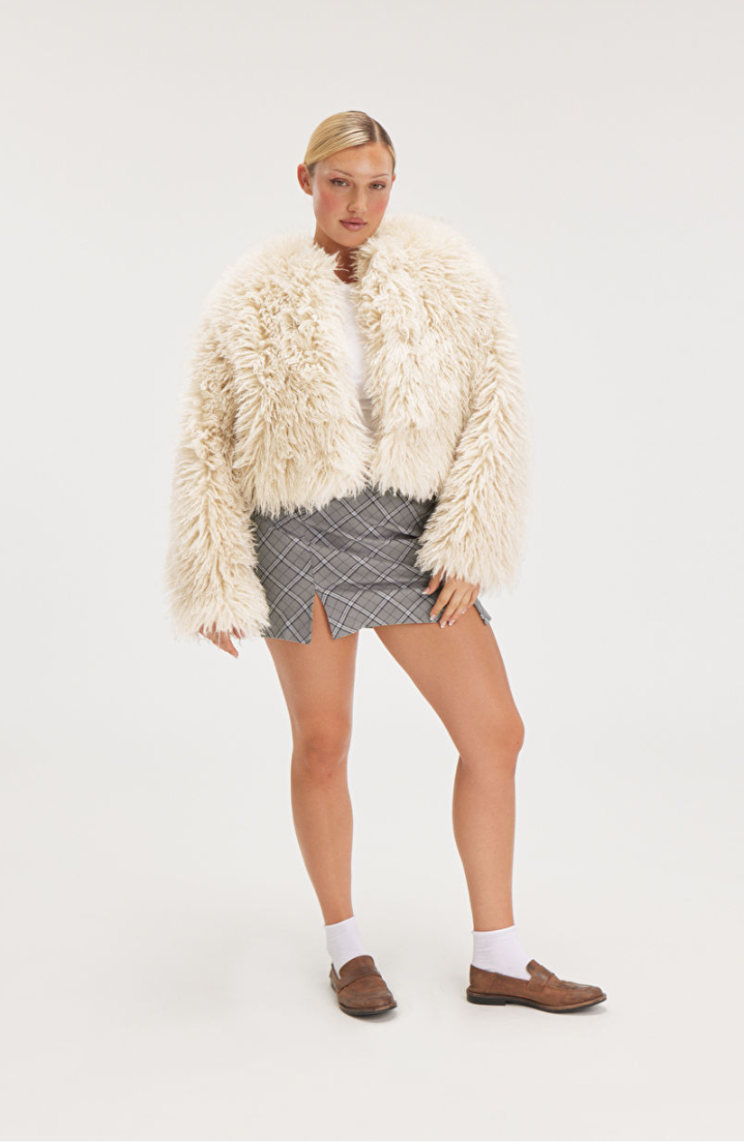 SOPHIA - FAUX FUR JACKET