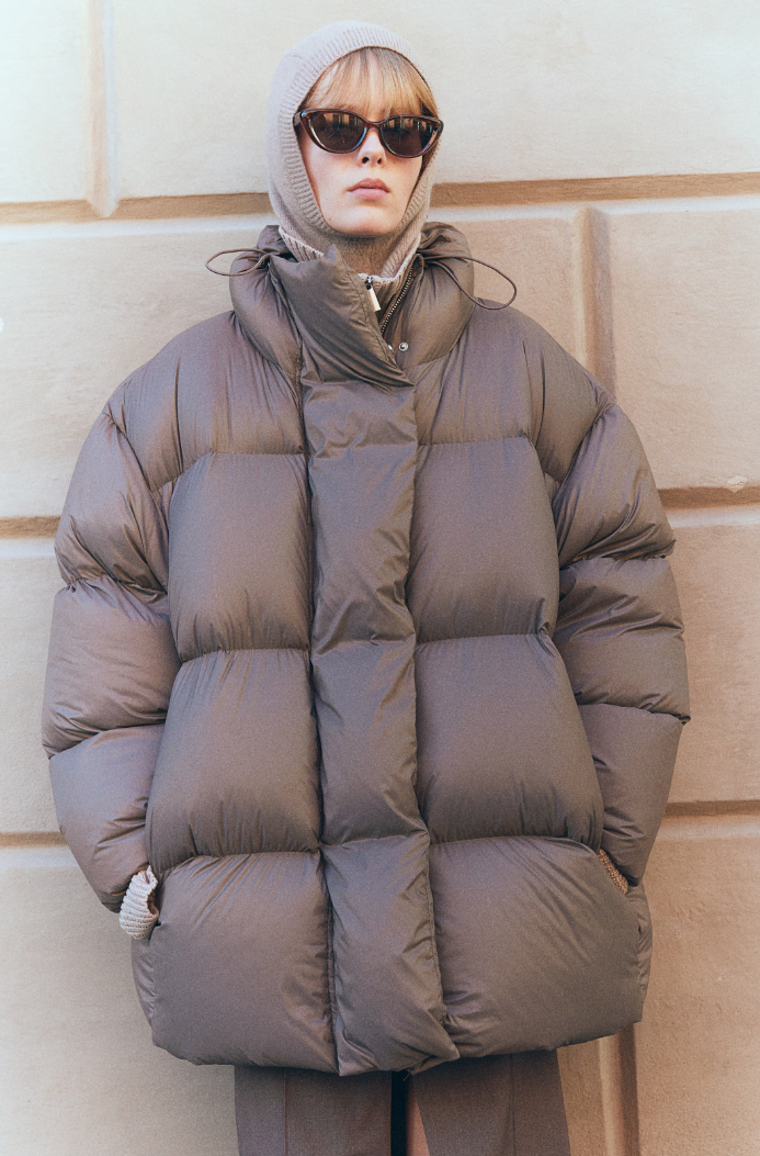 VIOLET - OVERSIZED PUFFER JACKET