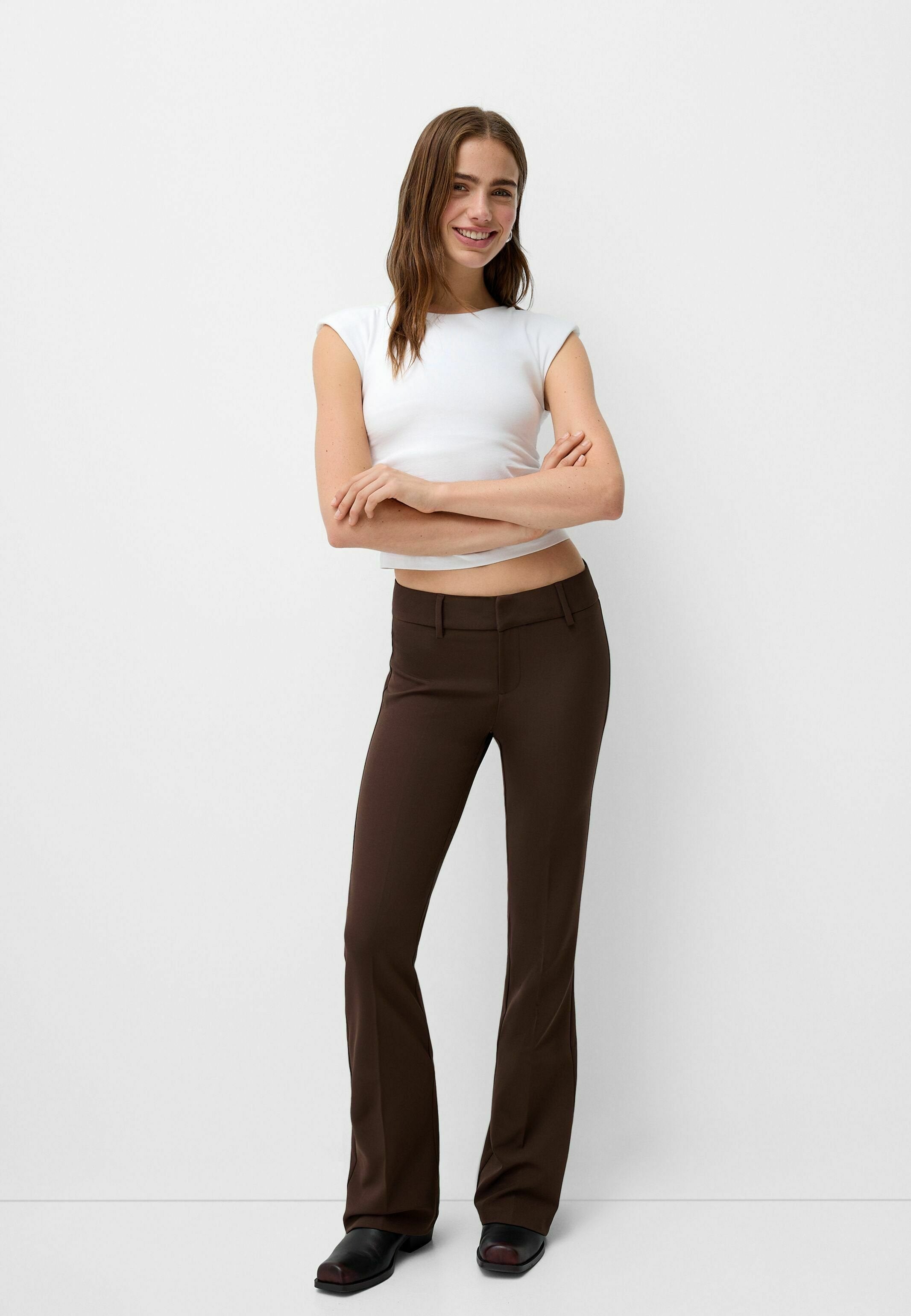 KIM - TAILORED FIT FLARED TROUSERS