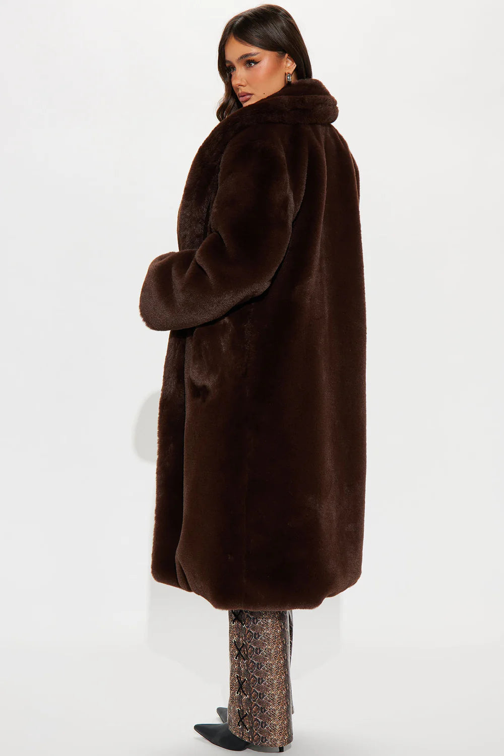 KELSEY - LONG FUR COAT